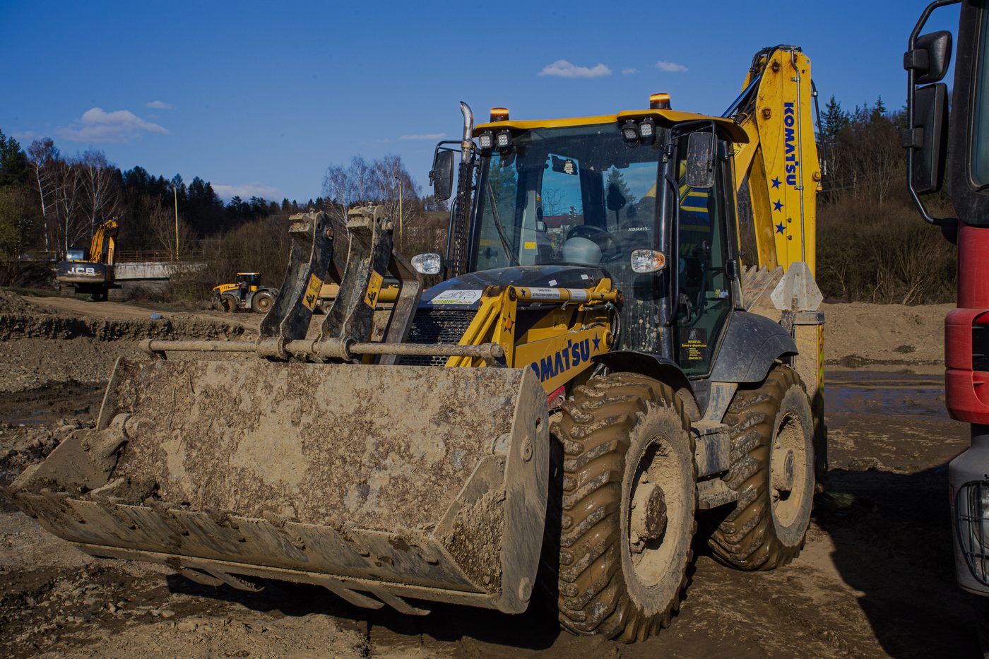 Komatsu WB97S8 traktorbager